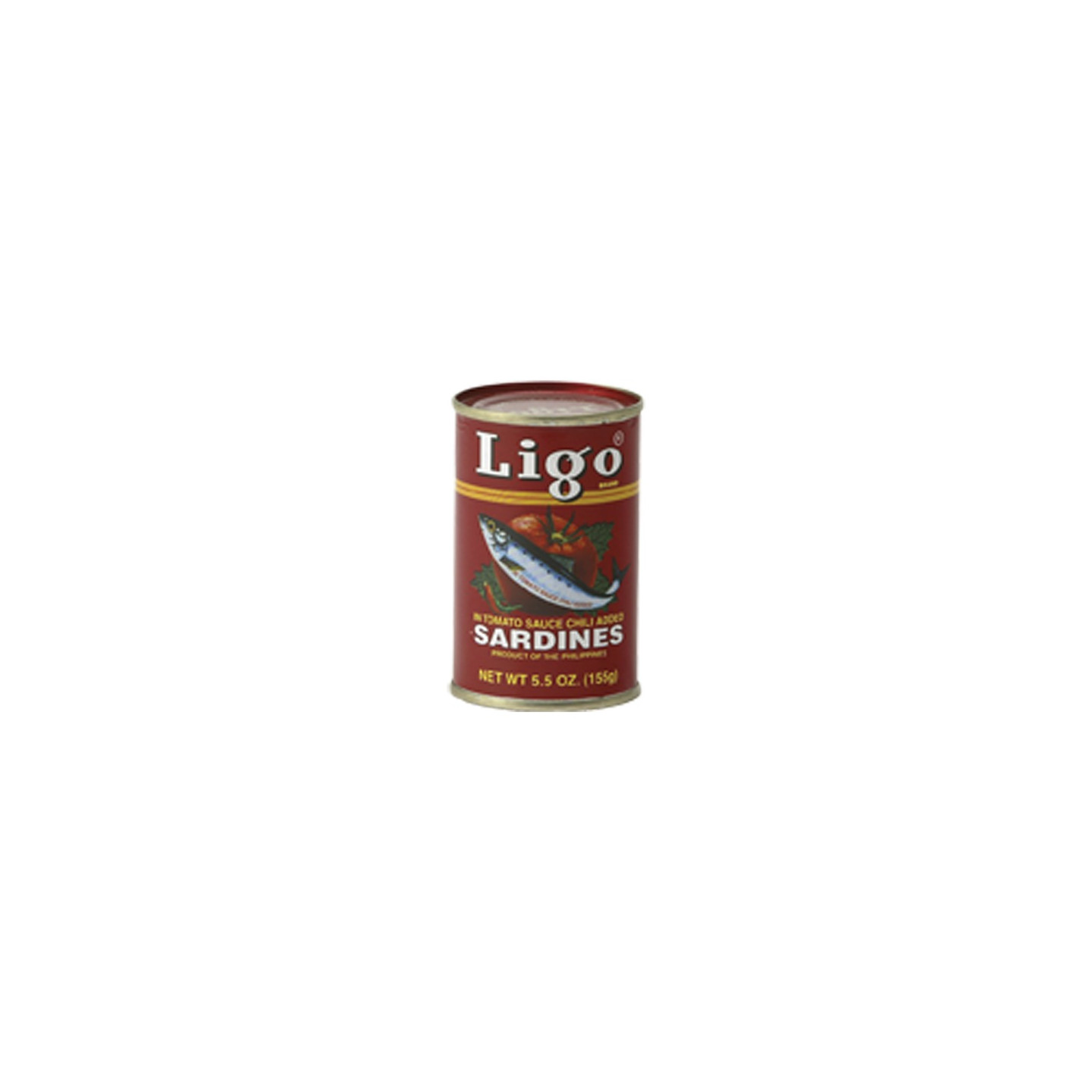 Sardines en sauce tomate piquante ligo 100 x 155 g